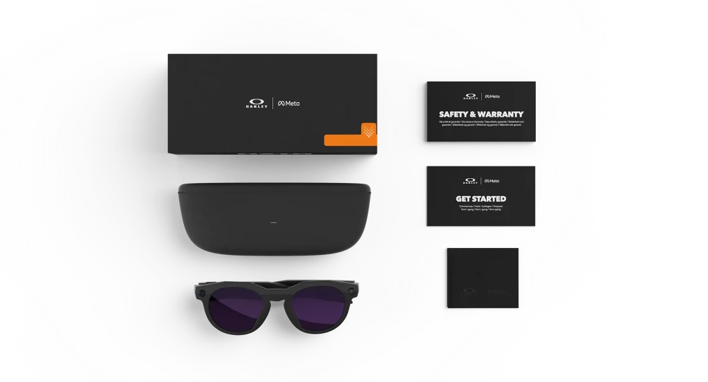 Oakley Meta HSTN Black / Transitions Amethyst และอุปกรณ์ในชุด