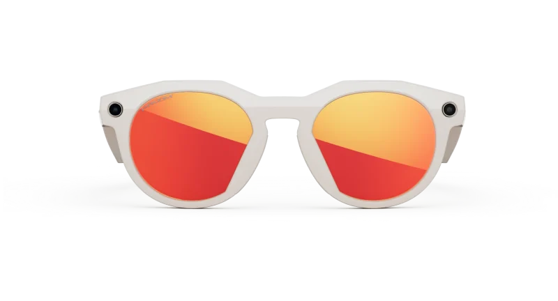 Oakley Meta HSTN OW8002-04 Warm Grey Prizm Ruby มุมด้านหน้า