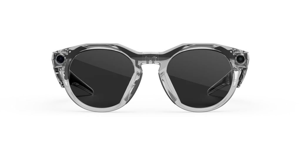Oakley Meta HSTN Clear / Transitions Grey มุมด้านหน้า