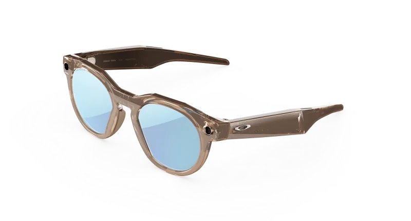 แว่นกันแดด Oakley Meta HSTN OW8002-06 Brown Smoke Prizm Deep Water Polarized