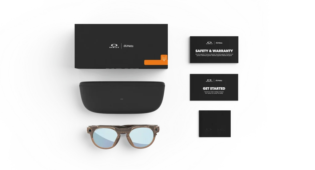 Oakley Meta HSTN Brown Smoke / Prizm Deep Water Polarized และอุปกรณ์ในชุด