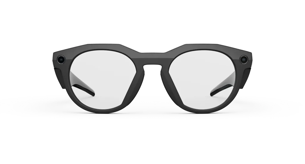 Oakley Meta HSTN Black / Clear มุมด้านหน้า