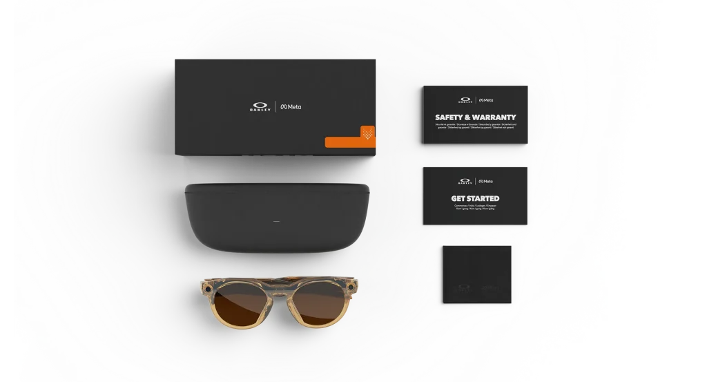 Oakley Meta HSTN Light Curry / Transitions Brown และอุปกรณ์ในชุด
