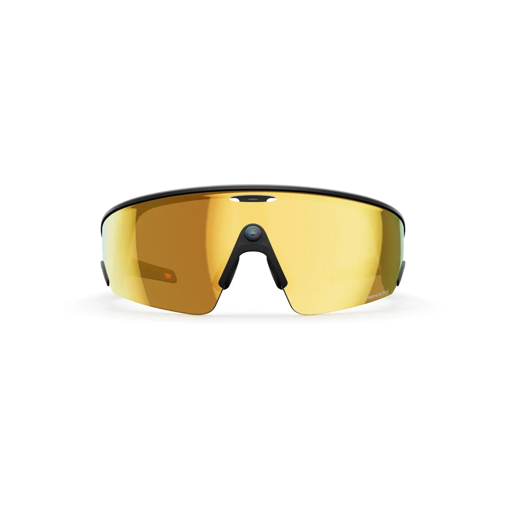 มุมด้านหน้า Oakley Meta Vanguard Black Prizm 24K