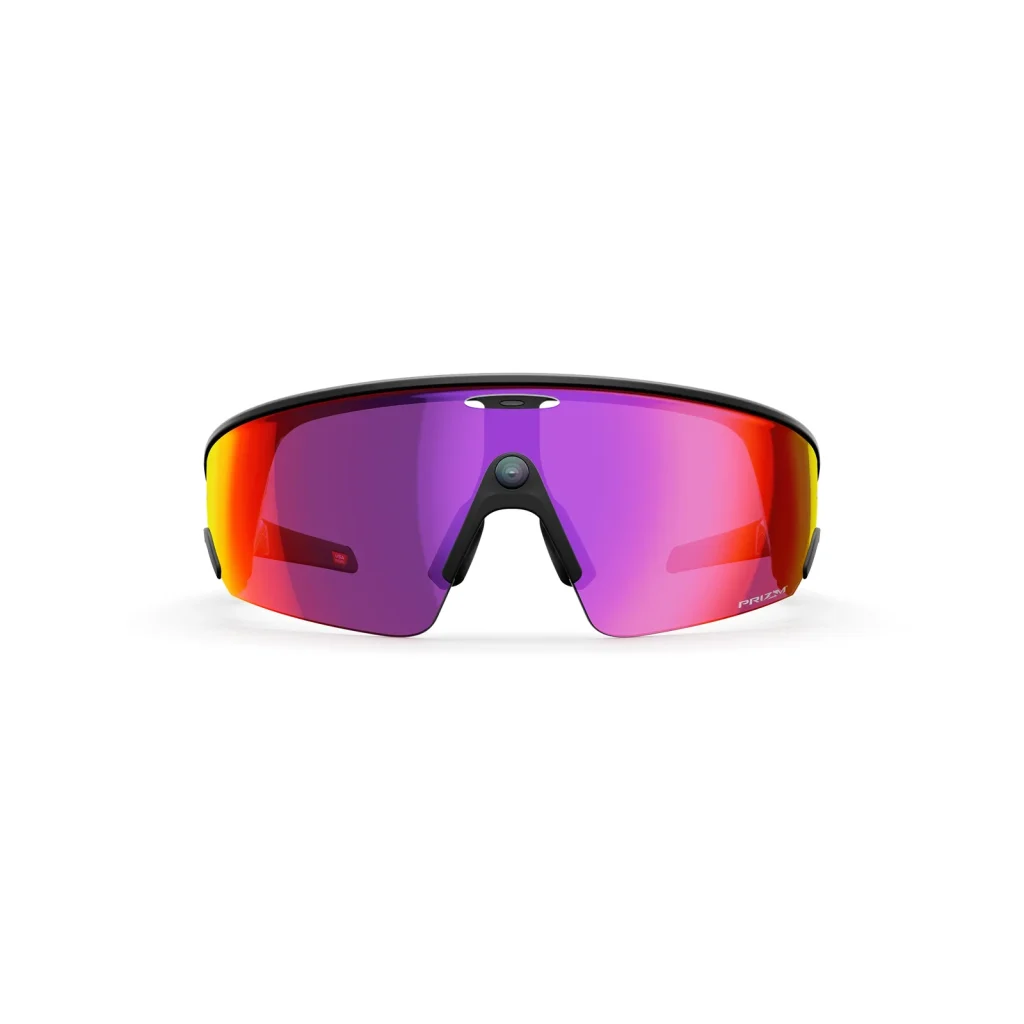 มุมด้านหน้า Oakley Meta Vanguard Black Prizm Road