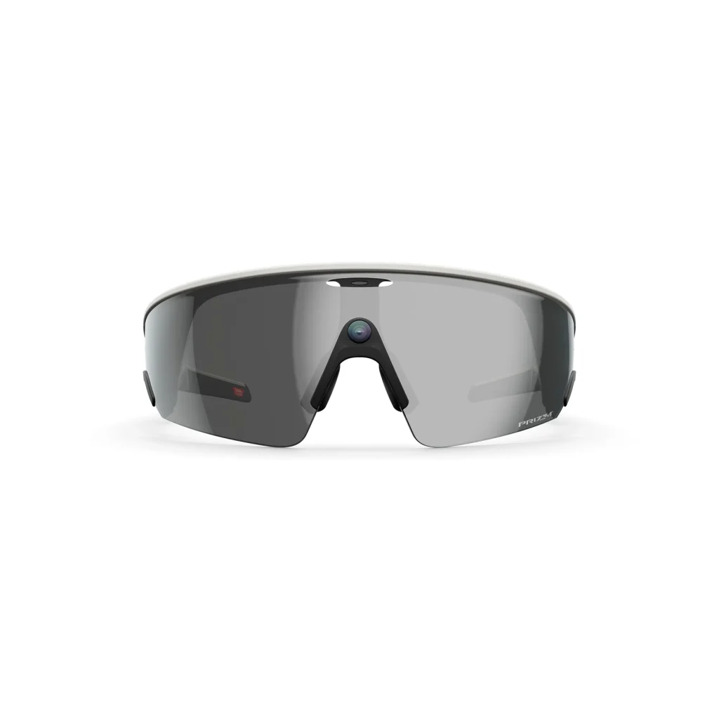 มุมด้านหน้า Oakley Meta Vanguard White Prizm Black