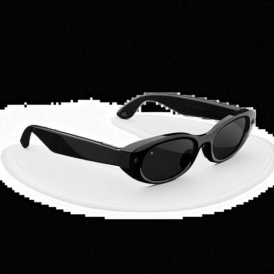 แว่น Meta ราคาทุกรุ่น 2026 เปรียบเทียบ Capri Nova Adventurer Starfire Fury แว่น Meta Starfire Kylie Edition สีดำ มุมเฉียงหน้า