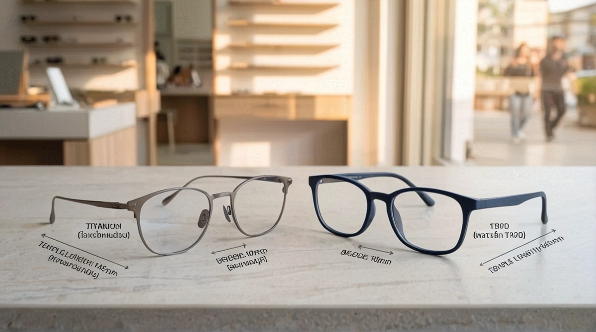 กรอบแว่น Titanium ต่างจาก TR90 ยังไง ใส่สบายและทนต่างกันแค่ไหน eyeglasses featured