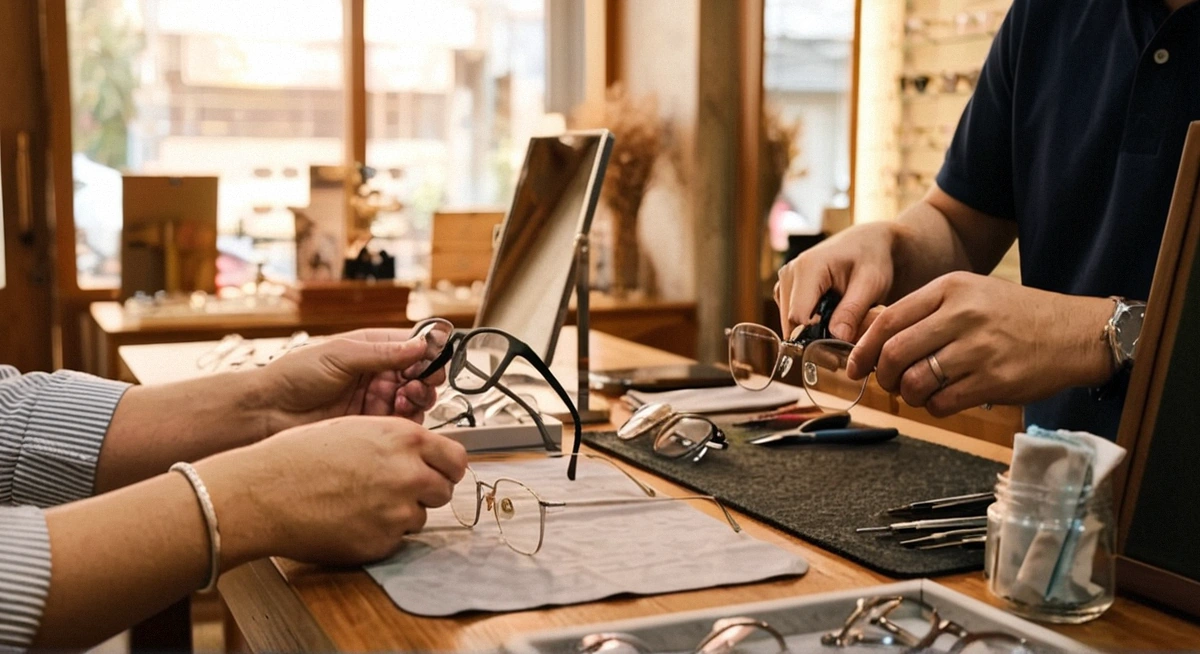 กรอบแว่น TR90 กับ Metal ต่างกันยังไง เลือกให้ตรงหน้าและงาน eyeglasses featured