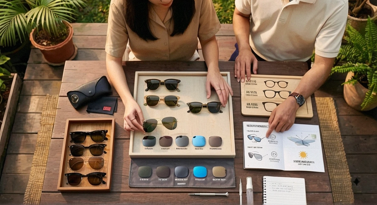 แว่นกันแดด Rayban เลือกเลนส์ยังไงให้เหมาะกับการใช้งานกลางแจ้ง sunglasses featured