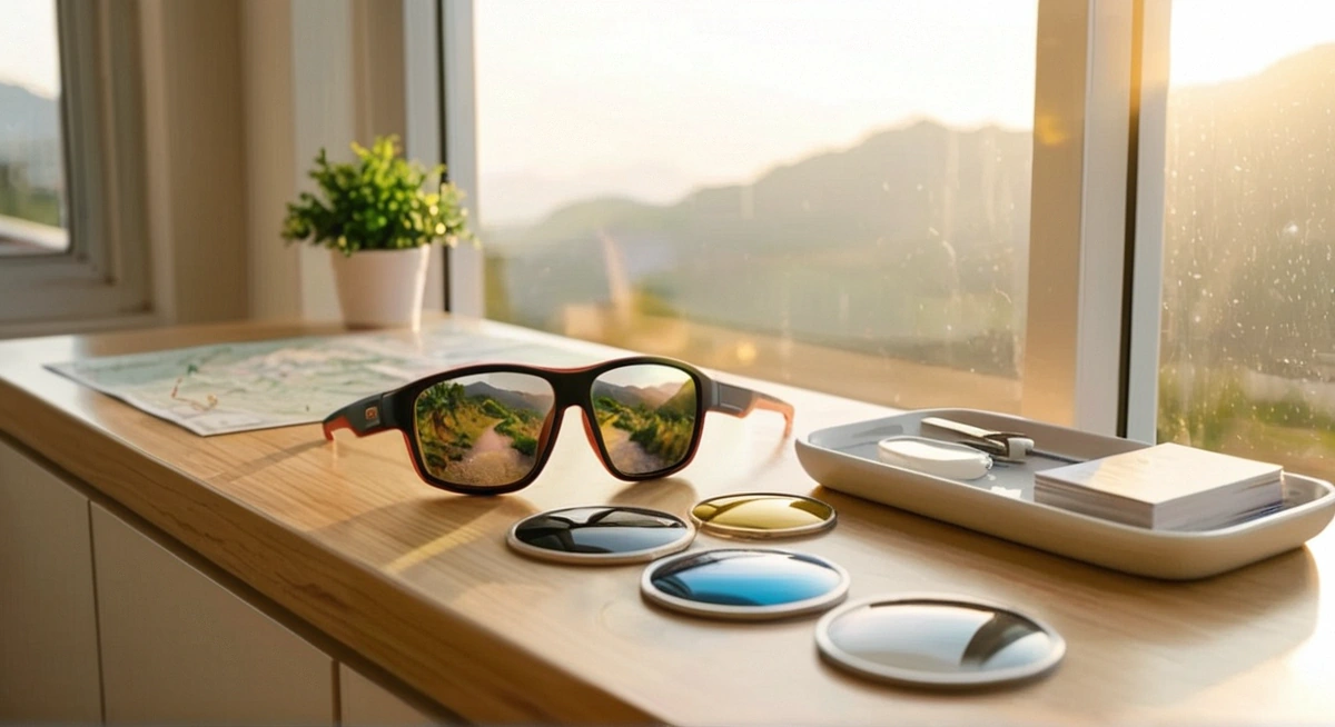 แว่นตาเดินป่าใส่แบบไหนให้สบายตาในแดดแรง sunglasses featured