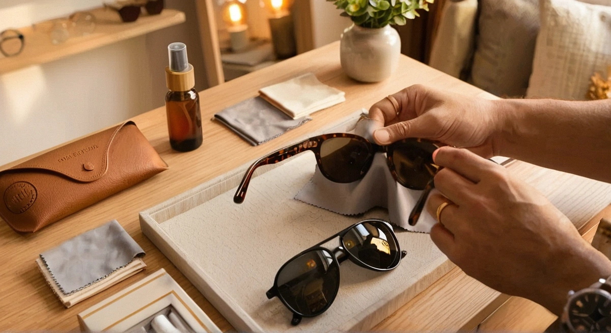 แว่นกันแดดผู้ชายแท้ ดูยังไงก่อนซื้อ sunglasses featured