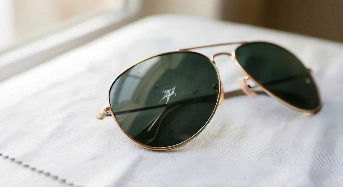 เลนส์ Rayban ขีดข่วน ทำยังไงดี วิเคราะห์รอย เปลี่ยนหรือซ่อม คู่มือจากช่างแว่น