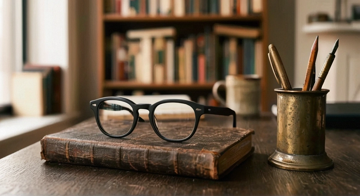 Moscot Jared กรอบแว่นทรงกลม Matte Black acetate สไตล์ New York วินเทจ
