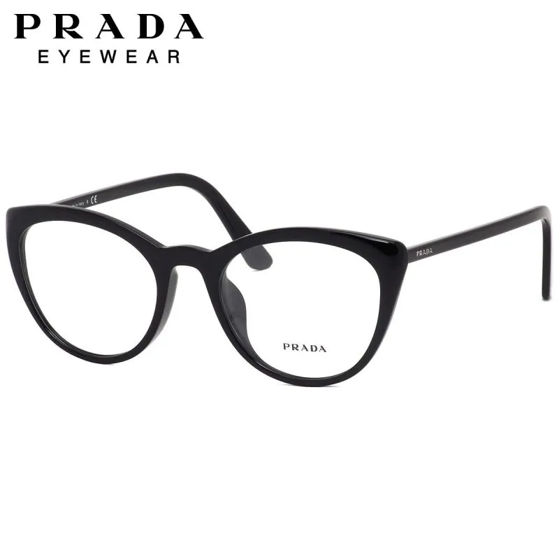 กรอบแว่นสายตา Prada PR07VVF-1AB1O1 Black กรอบแว่นสายตา Prada PR07VVF-1AB1O1 Black quarter