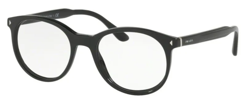 กรอบแว่นสายตา Prada PR14TVF-1AB1O1 Black quarter