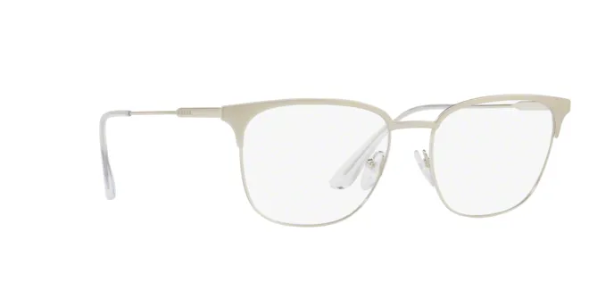 กรอบแว่นสายตา Prada PR59UV-TWD1O1 Brushed Silver/Silver กรอบแว่นสายตา Prada PR59UV-TWD1O1 Brushed Silver/Silver quarter