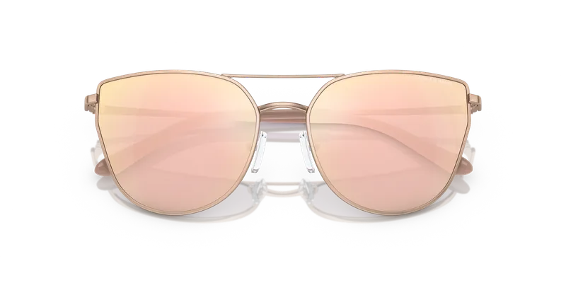 แว่นกันแดด Armani Exchange AX2045S-61036X ทองชมพูประกาย ระยะใกล้ด้านหน้า