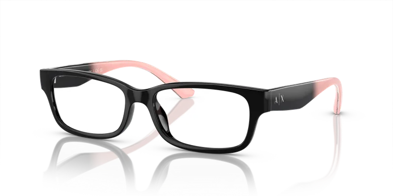 แว่นสายตา Armani Exchange AX3107U-8211 ดำประกาย ทรงสี่เหลี่ยม (Rectangle) ฉีด มุมสามส่วน