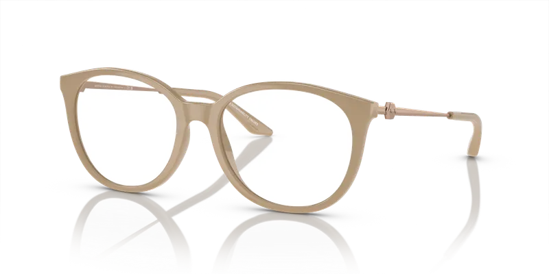 แว่นสายตา Armani Exchange AX3109F-8342 มุมเฉียง กรอบตาแมวสีทุนดราประกาย สำหรับผู้หญิง