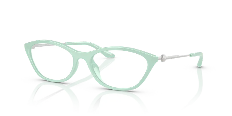 กรอบแว่นสายตา Armani Exchange AX3121U-8368 Opal Green แว่นสายตา Armani Exchange AX3121U-8368 สีเขียวน้ำนม ทรงเรขาคณิต (Geometric) ฉีด มุมสามส่วน