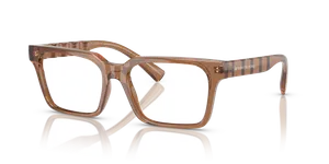 แว่นสายตา Armani Exchange AX3122F-8358 น้ำตาลโปร่งใสประกาย ทรงสี่เหลี่ยมจัตุรัสผู้ชาย