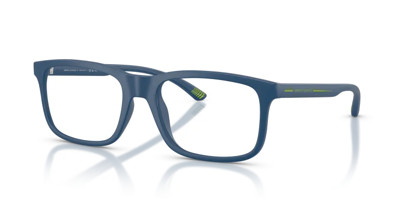 กรอบแว่นสายตา Armani Exchange AX3125U-8376 Matte Dark Blue แว่นสายตา Armani Exchange AX3125U-8376 มุมเฉียง กรอบวัสดุฉีดทรงสี่เหลี่ยมสีน้ำเงินเข้มด้าน สำหรับผู้ชาย