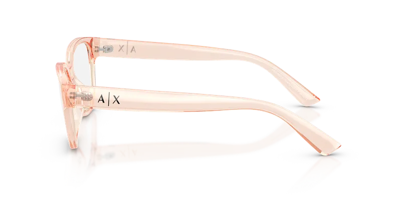 แว่นสายตา Armani Exchange AX3134U-8395 พีชโปร่งใส ด้านข้าง