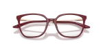 กรอบแว่นสายตา Armani Exchange AX3142U-8387 Shiny Bordeaux แว่นสายตา Armani Exchange AX3142U-8387 close-up ด้านหน้า ผิวบอร์โดประกายขัดเงา