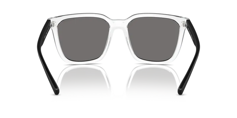 แว่นกันแดด Armani Exchange AX4108SF-823581 คริสตัลประกายและขาดำด้าน มุมภายในแว่น