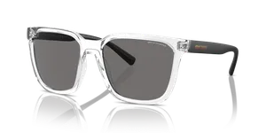 แว่นกันแดด Armani Exchange AX4108SF-823581 คริสตัลประกายคู่ขาดำด้าน ทรงหมอนสำหรับผู้ชาย