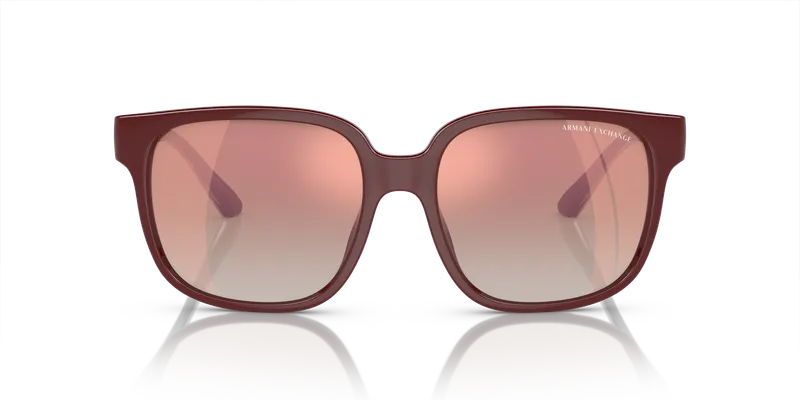 แว่นกันแดด Armani Exchange AX4136SU-82986F บอร์โดประกาย ด้านหน้า