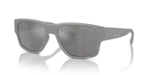 แว่นกันแดด Armani Exchange AX4141SU-81806G เทาด้านทรงสี่เหลี่ยมจัตุรัส เลนส์เทาปรอทเงิน สำหรับผู้ชาย