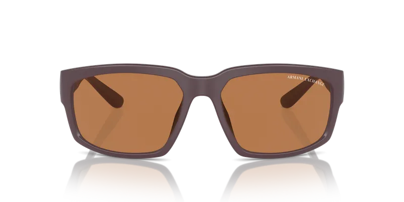 แว่นกันแดด Armani Exchange AX4142SU-834773 Matte Bordeaux ด้านหน้า