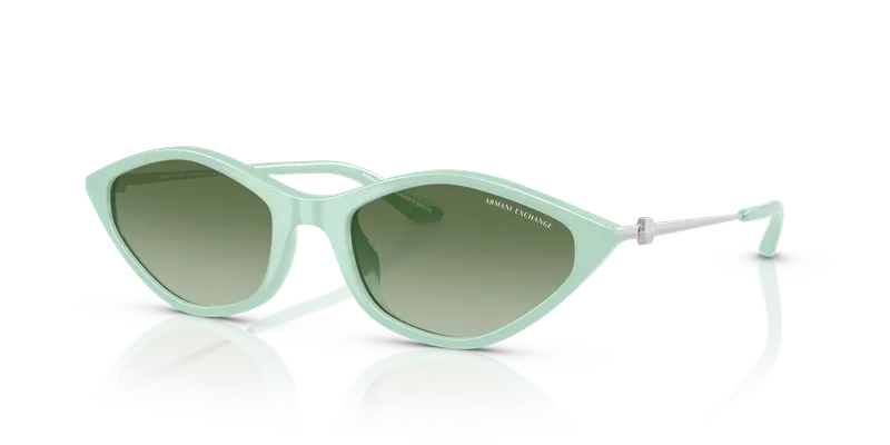 แว่นกันแดด Armani Exchange AX4152SU-83688E เขียวน้ำนมคู่ขาเงินประกาย แว่นกันแดดผู้หญิง