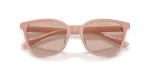 Armani Exchange AX4168SU-840173 Shiny Nude Beige Light Brown close-up ด้านหน้า