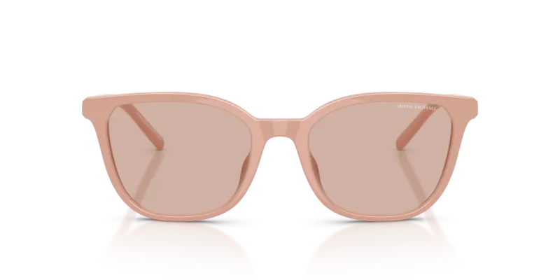 แว่นกันแดด Armani Exchange AX4168SU-840173 Shiny Nude Beige Light Brown ด้านหน้า