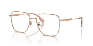 แว่นสายตา Burberry BE1382D-1337 มุมเฉียง กรอบโลหะทรงสี่เหลี่ยมจัตุรัสสีชมพู สำหรับผู้หญิง