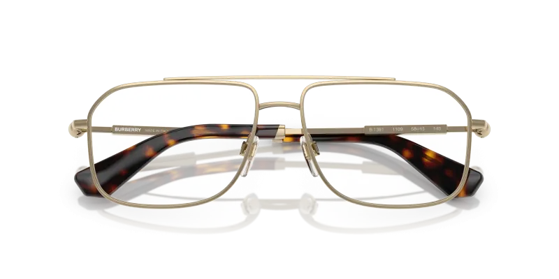 Burberry BE1391-1109 ทองอ่อน close-up ด้านหน้า