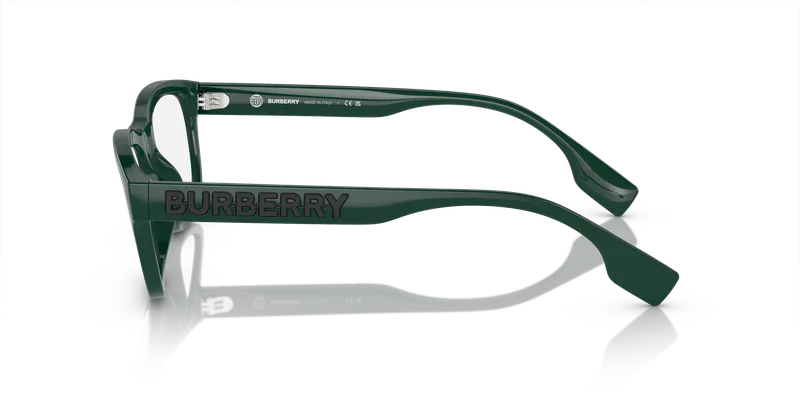 แว่นสายตา Burberry BE2385U-4038 มุมข้าง ขาแว่นเขียว