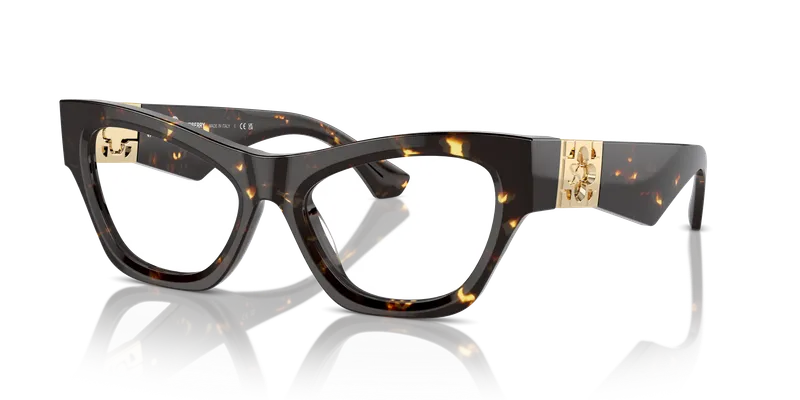 แว่นสายตา Burberry BE2405U-4106 มุมเฉียง หน้าอะซิเตทฮาวานาเข้ม สำหรับผู้หญิง