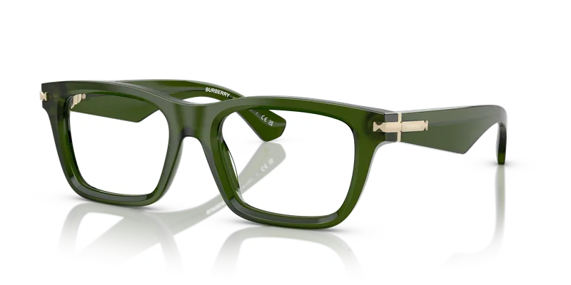 กรอบแว่นสายตา Burberry BE2419F-4148 Green แว่นสายตา Burberry BE2419F-4148 มุมเฉียง เขียว ทรงสี่เหลี่ยม สำหรับผู้ชาย
