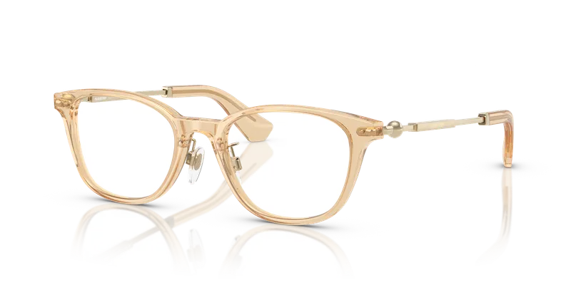 กรอบแว่นสายตา Burberry BE2423D-4063 Brown แว่นสายตา Burberry BE2423D-4063 มุมเฉียง น้ำตาล ทรงแฟนทอส สำหรับผู้หญิง