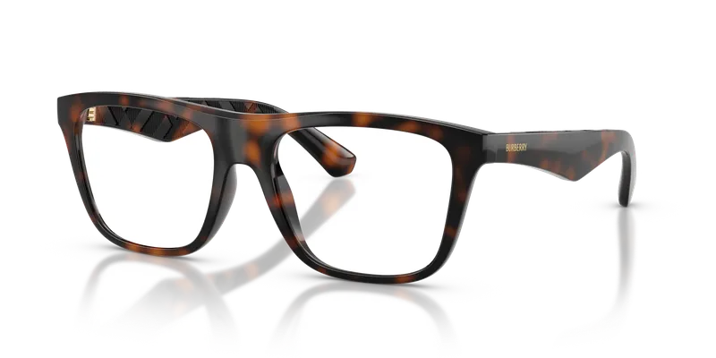 กรอบแว่นสายตา Burberry BE2432U-3002 Dark Havana แว่นสายตา Burberry BE2432U-3002 มุมเฉียง ฮาวานาเข้ม ทรงสี่เหลี่ยมจัตุรัส สำหรับผู้ชาย