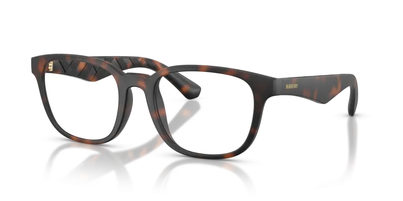 กรอบแว่นสายตา Burberry BE2433U-3536 Matte Dark Havana แว่นสายตา Burberry BE2433U-3536 มุมเฉียง กรอบทรงสี่เหลี่ยมจัตุรัสสีฮาวานาเข้มด้านแบบเต็มขอบ สำหรับผู้ชาย