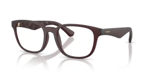 แว่นสายตา Burberry BE2433U-4171 Matte Bordeaux ทรงสี่เหลี่ยมจัตุรัส (Square) ฉีด มุมสามส่วน