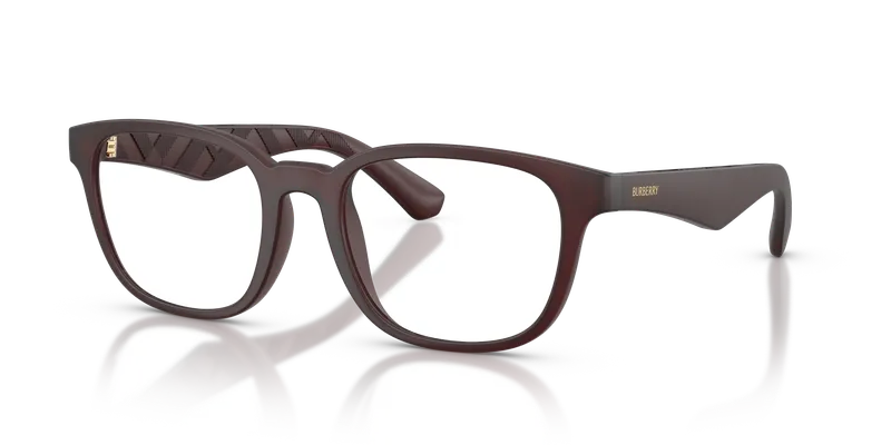 กรอบแว่นสายตา Burberry BE2433U-4171 Matte Bordeaux แว่นสายตา Burberry BE2433U-4171 Matte Bordeaux ทรงสี่เหลี่ยมจัตุรัส (Square) ฉีด มุมสามส่วน