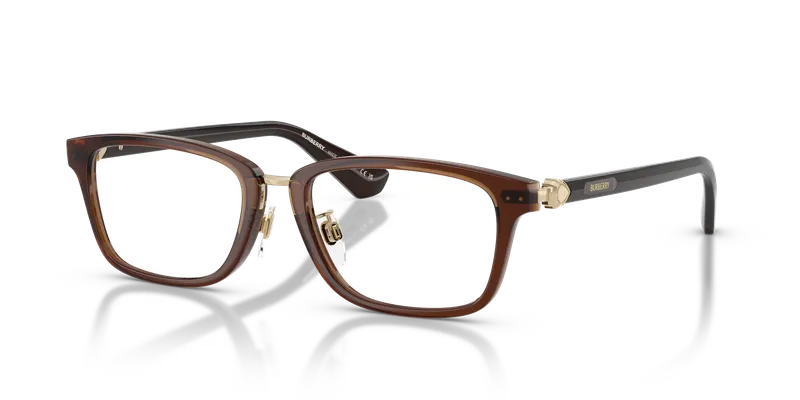 กรอบแว่นสายตา Burberry BE2437D-4116 Brown แว่นสายตา Burberry BE2437D-4116 น้ำตาล ทรงสี่เหลี่ยม (Rectangle) ฉีด มุมสามส่วน