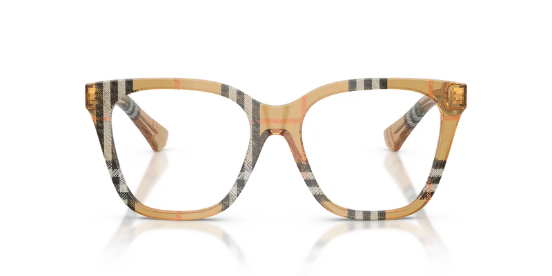 แว่นสายตา Burberry BE2438F-4163 สีทรายลายหมากรุก ด้านหน้า
