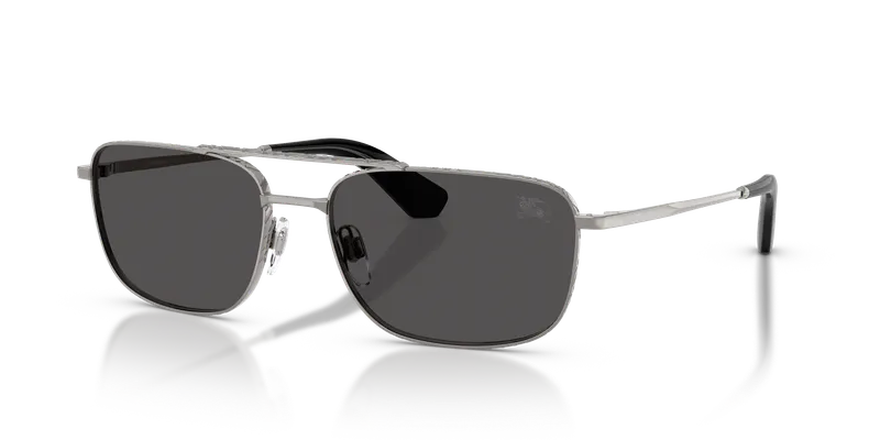 แว่นกันแดด Burberry BE3170-100387 กันเมทัล ทรงนักบิน (Aviator) โลหะ มุมสามส่วน